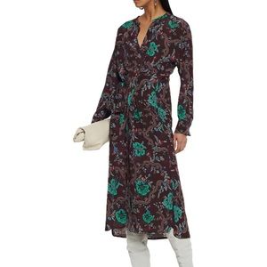 Isabel Marant Calypso floral-print wrap dress, NWT, 34